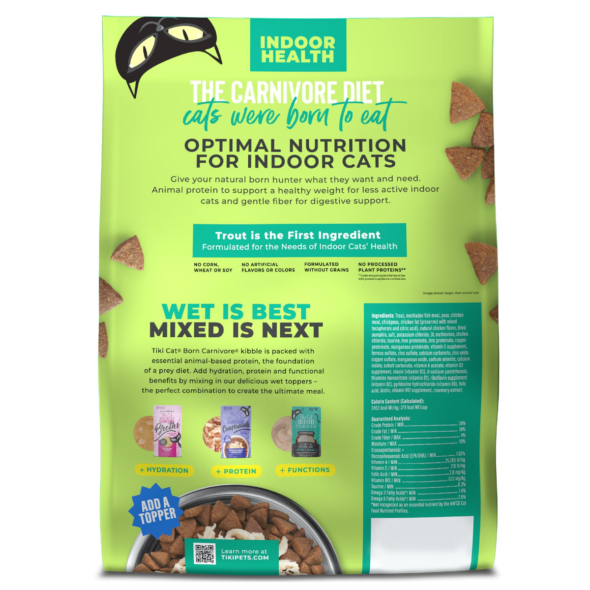 Tiki Cat Born Carnivore Dry Cat Food (17 Pound (Pack of 1))