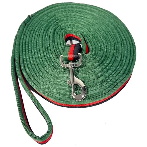Lunge Line for Horse (Green&Red&Black / 26ft/8m)