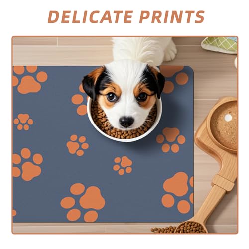 12"×20" Dog Food Mat (Blue / 12"×20")