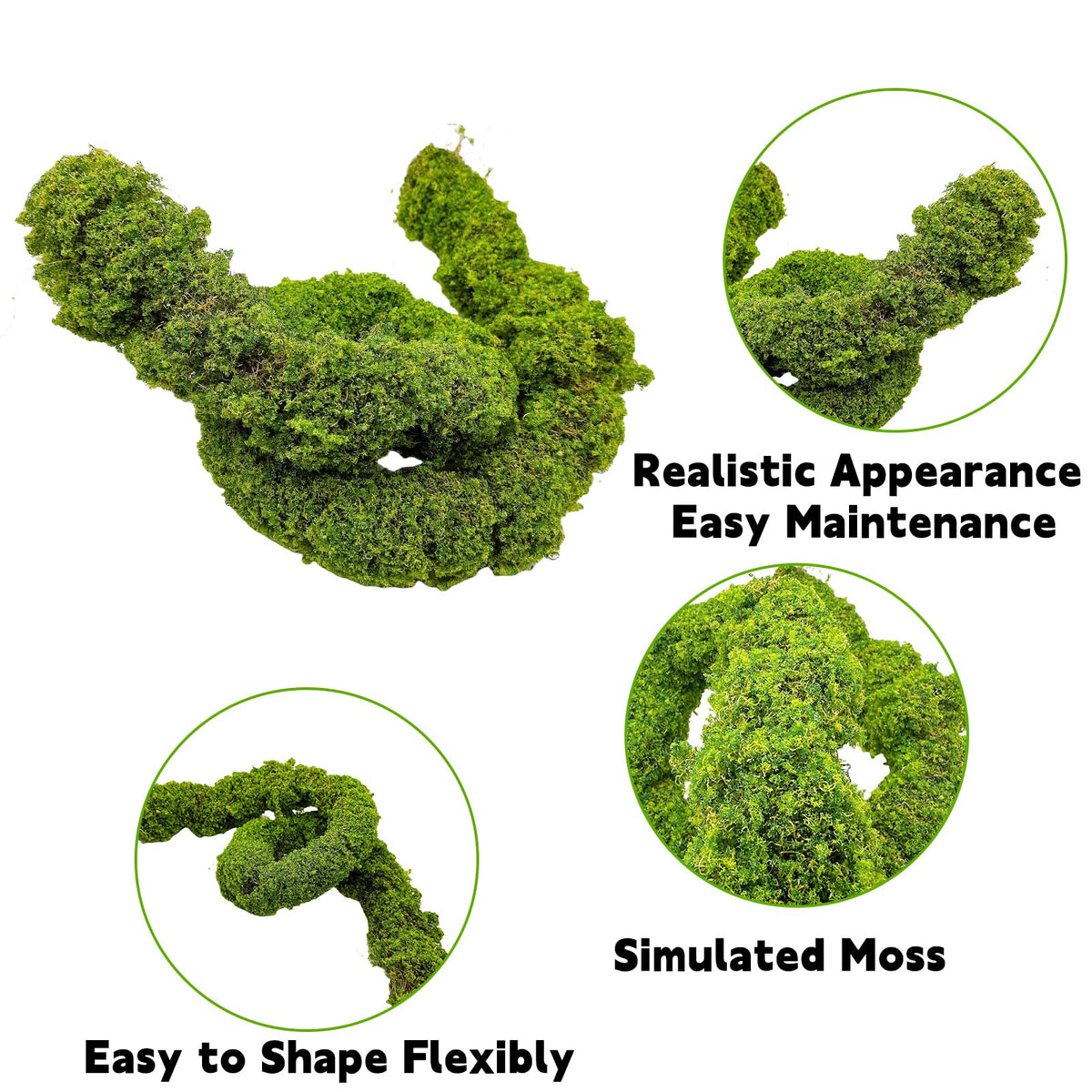 Reptile Plants (3Pcs | Style: 43in Rainforest Vines)
