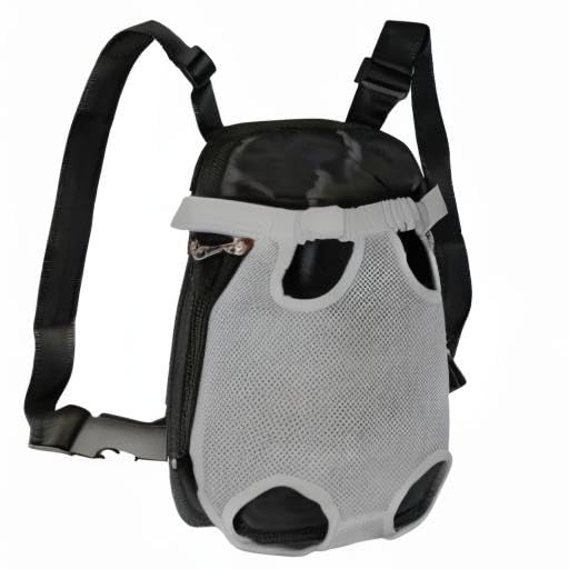 Dog Carrier Backpack Pet Legs Out Front Cat Travel Bag (Medium / Grey)