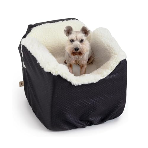 Dog Car Seat for Dogs up to 18lbs (Black Diamond / Small)