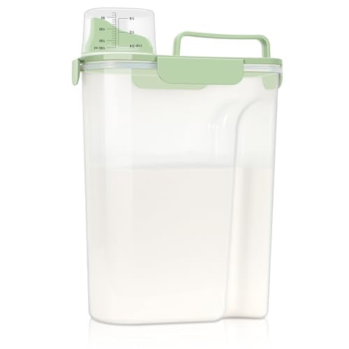 Airtight Rice Storage Container (Green / 5L-1pack)