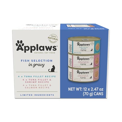 Fish Variety in Gravy Wet Cat Food (2.47 Ounce (Pack of 12))