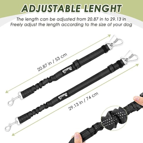 Dog Car Harness Seat Belt (Medium / Black)