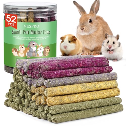 52Pcs Rabbit Chew Sticks (52Pack-Sticks)