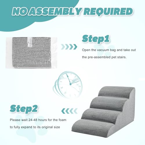 Dog Stairs for Small Dogs 15.7''H