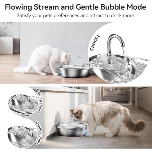 Cat Water Fountain Stainless Steel