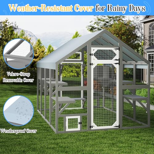 Catio Outdoor Cat Enclosure (69.7"L x 94.5"W x 70.9"H)