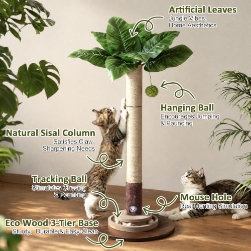 40" Cat Scratching Post