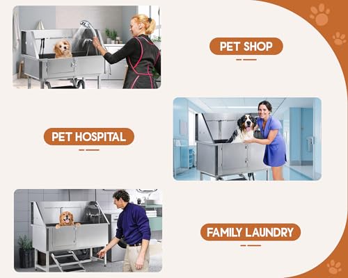 50" Stainless Steel Dog Washing Station (50 Inch)