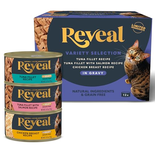 Fish & Chicken Variety in Gravy Wet Cat Food 12 (2.47 Ounce (Pack of 12))