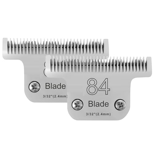 2PCS T84 Blade Dog Grooming Blades Compatible with Andis Dog Clipper (2pc #T84)