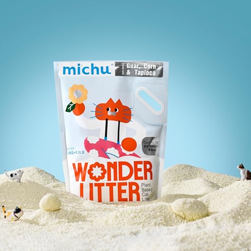 Tofu Cat Litter Natural Clumping Tofu Cat Litter 5.5lb (2 Pack / Ocean Fresh + Wonder Litter)