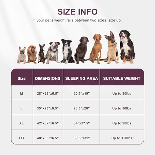 Orthopedic Medium Dog Bed (35.0''l x 25.0''w x 6.5''th / Pink)