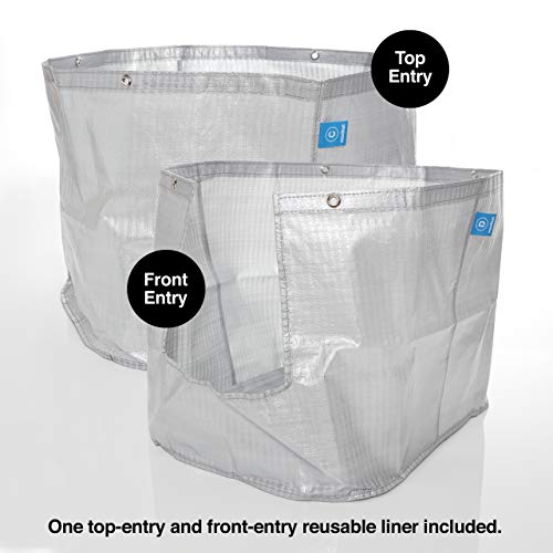 XL Cat Litter Box (White, Gray, Black)