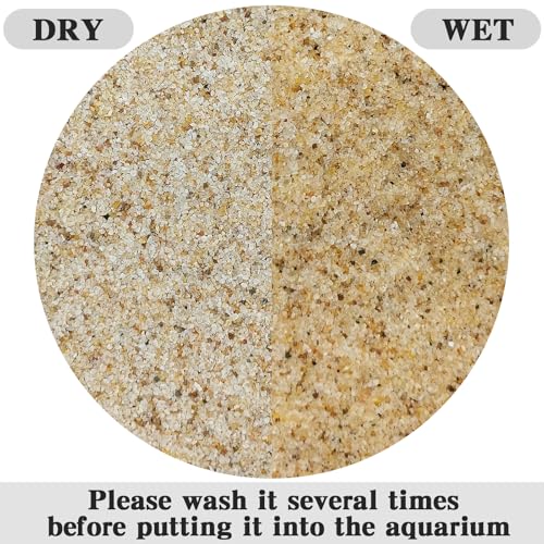 5 lbs Aquarium Sand (Beige / 5 LB)