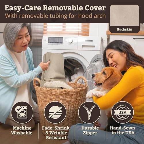 Rectangle Cozy Cave Dog Bed (Buckskin / Extra Large)