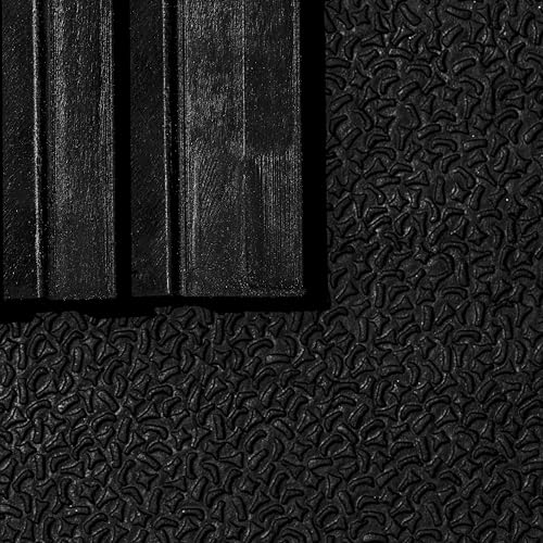 Horse Stall Mat 42in. x 72in. Black Rubber Flooring Mat (Black)