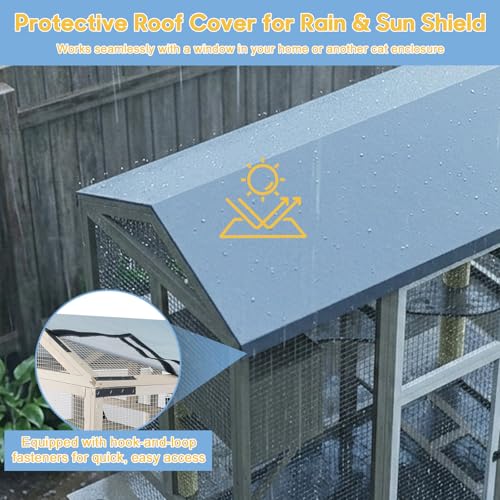 Catio Outdoor Cat Enclosure (61.5"L x 34"W x 66.54"H)