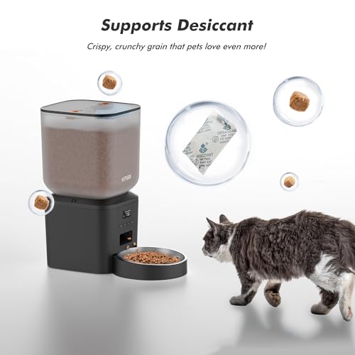 Automatic Dog Feeder (Matte Black)