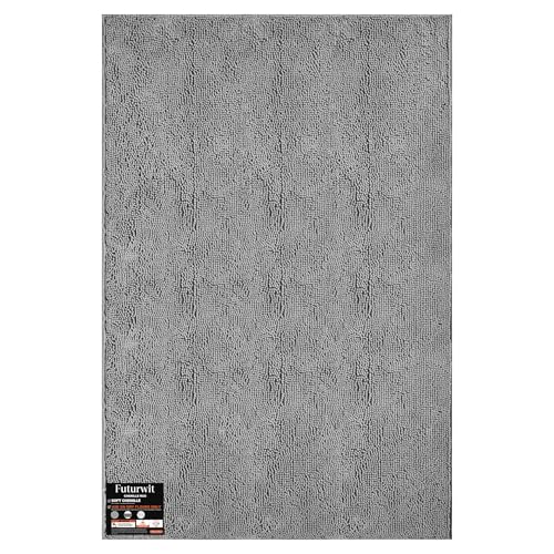 Dog Door Mat for Muddy Paws (72"x48" / Light Grey)