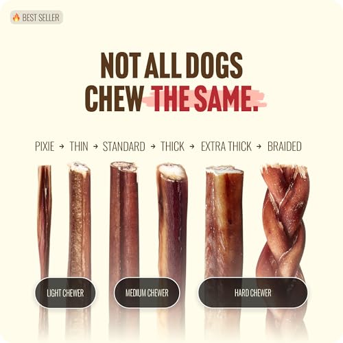 Odor Free Bully Sticks (6" Standard - 6 Ounce)