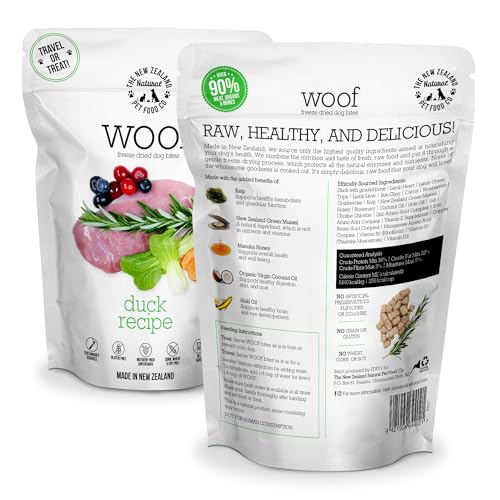 Woof Freeze Dried Dog Food (1.76 Ounce (Pack of 1))