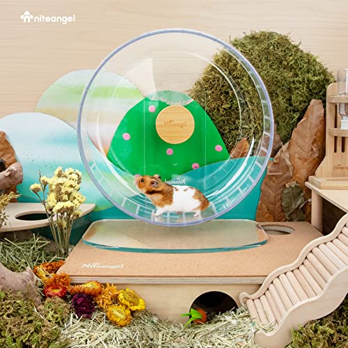 Super Silent Hamster Exercise Wheel (Extra Large / Transparent)