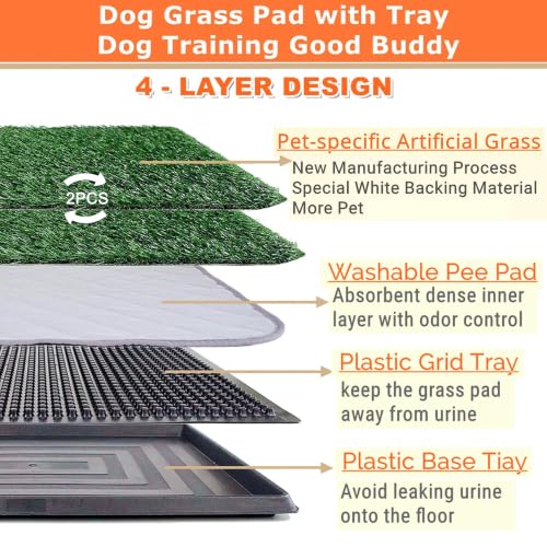 Dog Grass Pad with Tray 30"X20" (30"×20")