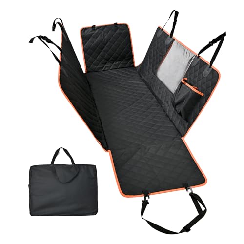 Dog Car Seat Cover for Back Seat (Hammock - Viewing Window)