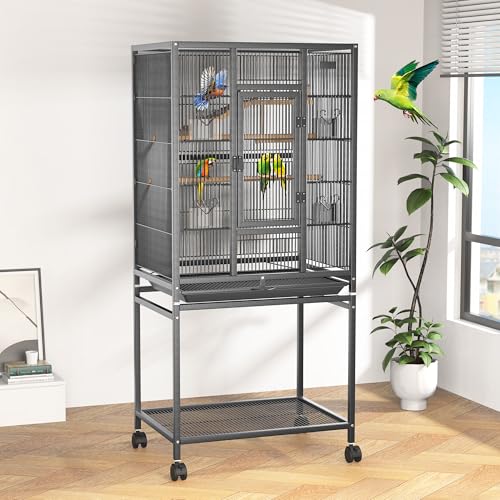 54" Large Bird Cage with Wheels (54 inch bird cage)