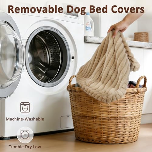 Dog Bed Medium Size Dog (Beige / M(29"x21"x3"))