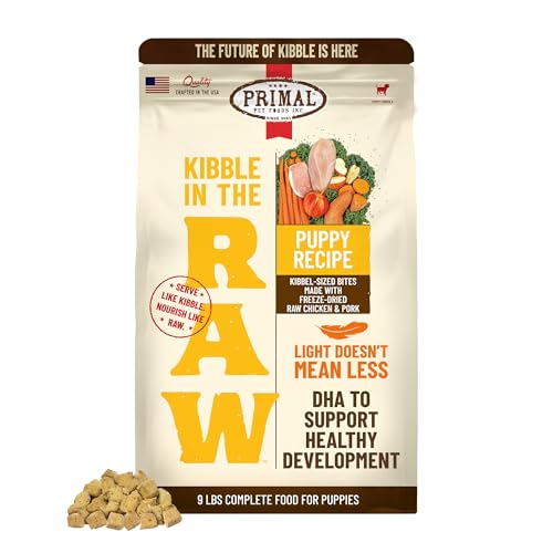 Primal Kibble in The Raw (9 Pound (Pack of 1))