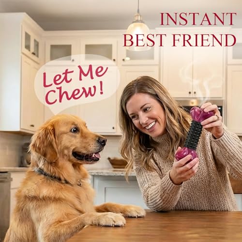 Tough Dog Toys for Aggressive Chewers (1 PC-Bacon-Black)