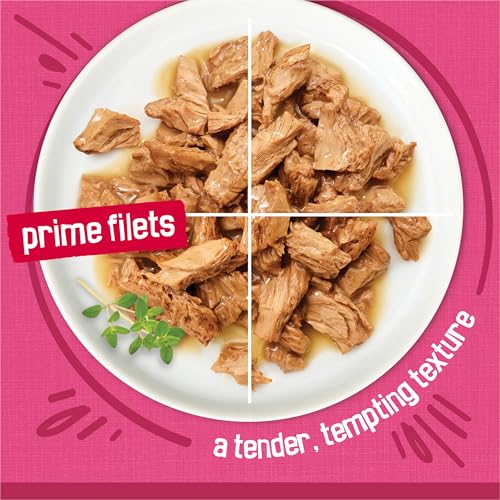Purina Friskies Prime Filets Cat Food Variety Pack (5.5 Ounce (Pack of 40))