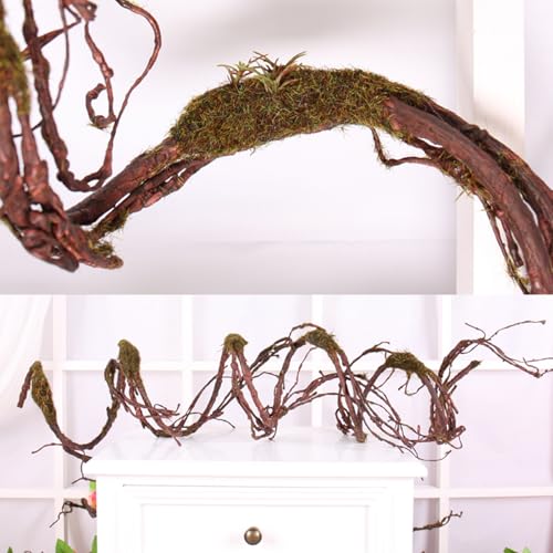98" Bendable Fake Tree Vines Branch Moss Garland Halloween Decor