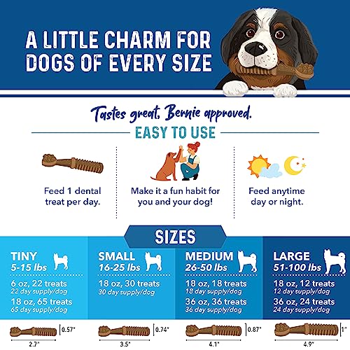 Charming Chompers Dog Dental Chews (0.28 Ounce (Pack of 130))