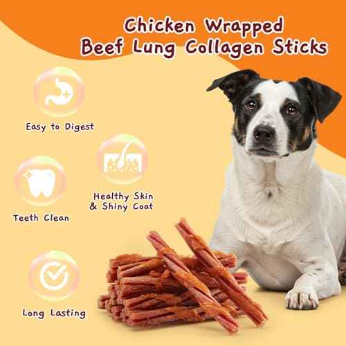 Chicken Beef Lung Collagen Dog Treats