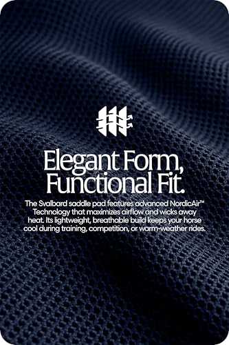 Svalbard NordicAir Tech Horse Saddle Pad (Navy / Horse)