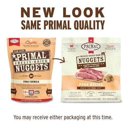 Primal Freeze Dried Raw Cat Food Nuggets (5.5 Ounce (Pack of 1))