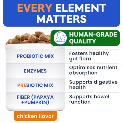 Probiotics for Dogs (Probiotic Chews / 60Ct Chicken)