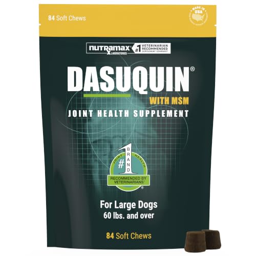 Nutramax Dasuquin MSM Joint Supplement for Large Dogs (84 Count / Large Dog (Over 60 lbs))