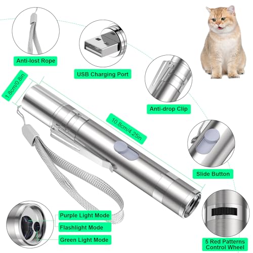 Cat Toy Green Light