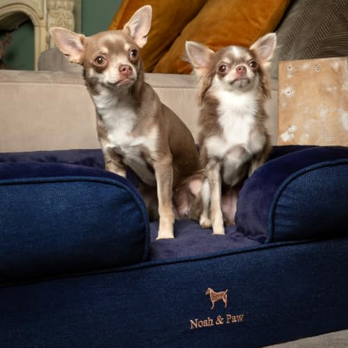 Dog Bed Orthopedic Memory Cooling Foam (Dark Blue - DE / Medium)
