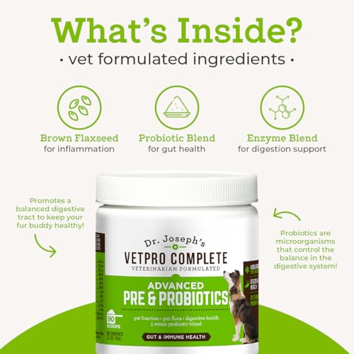 Dr. Joseph's VetPro Complete Advanced Pre & Probiotics Powder for Dogs