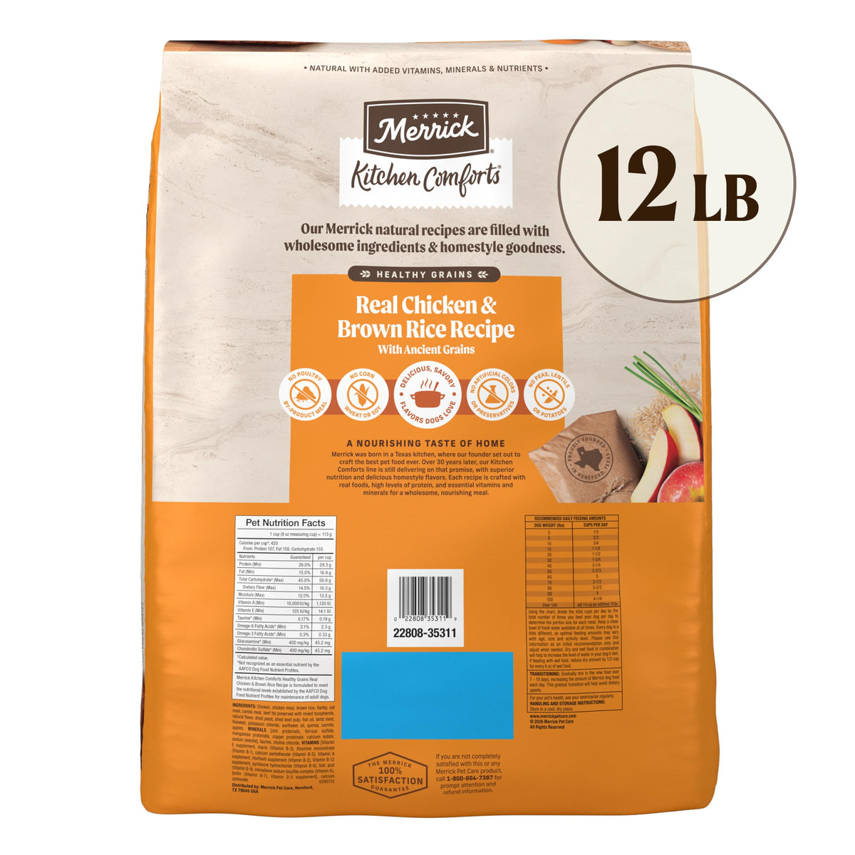 Kitchen Comforts Premium Adult Dry Dog Food (12 Pound (Pack of 1))