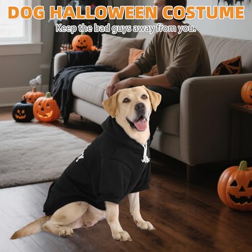 Security Dog Hoodie (Black（Security） / X-Large)