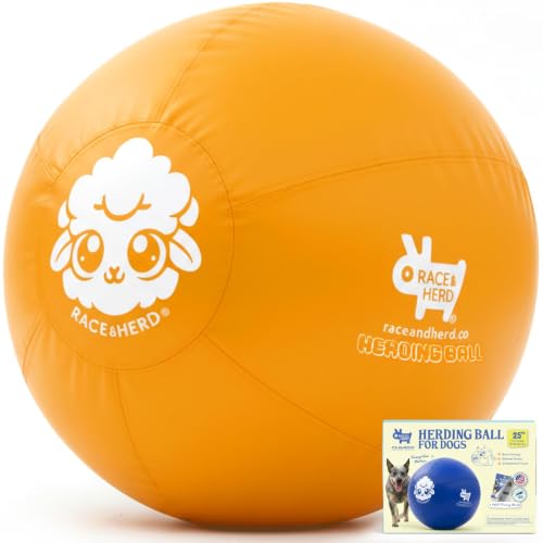25" Original Herding Ball for Dogs (Gold - L 25" Herding Ball Set / L 25")