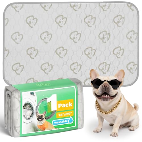 Washable Pee Pads for Dogs (Khaki / 18" x 29" (1 Pack))
